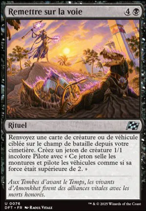 Remettre sur la voie