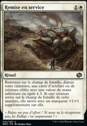 Remise en service