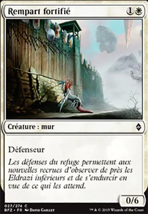 Rempart fortifié