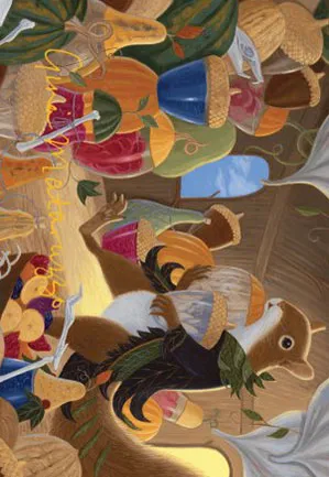 Remplir le garde-manger - Illustration