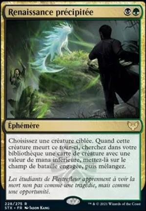 Renaissance précipitée