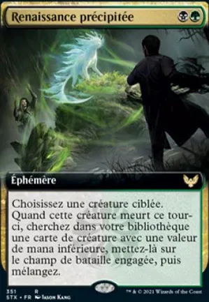 Renaissance précipitée