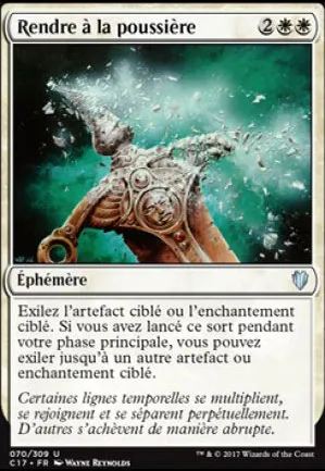 Rendre à la poussière