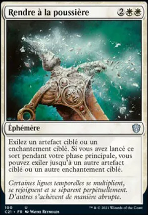 Rendre à la poussière