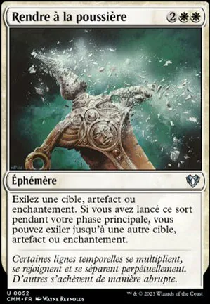 Rendre à la poussière