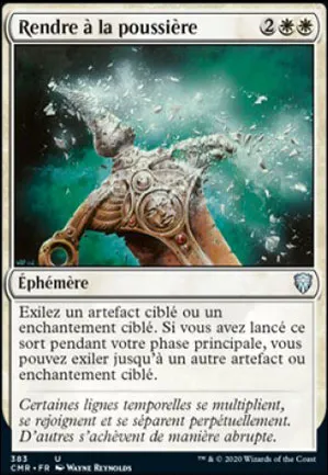 Rendre à la poussière