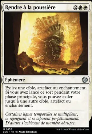 Rendre à la poussière