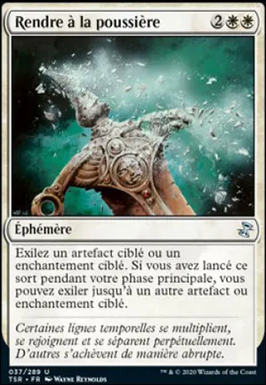Rendre à la poussière