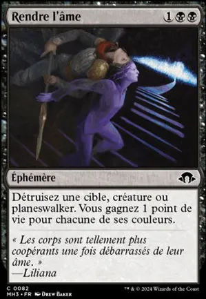 Rendre l'âme