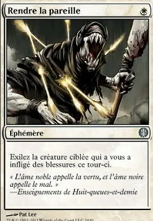 Rendre la pareille