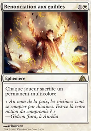 Renonciation aux guildes
