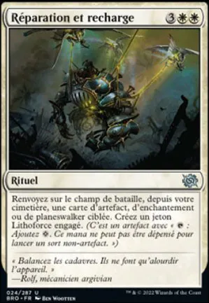 Réparation et recharge