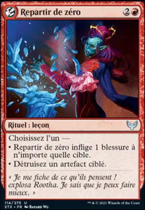 Repartir de zéro
