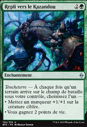 Repli vers le Kazandou