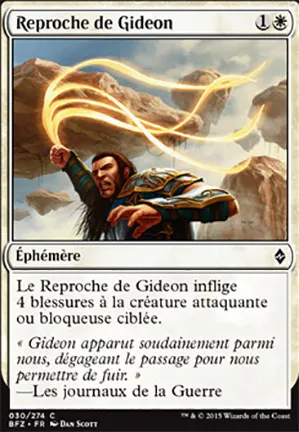 Reproche de Gideon