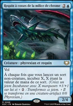 Requin à cosses de la milice de chrome