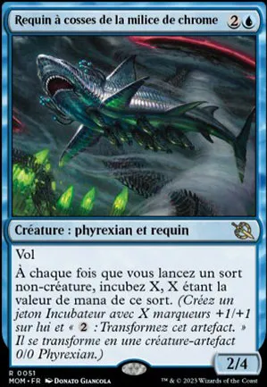 Requin à cosses de la milice de chrome
