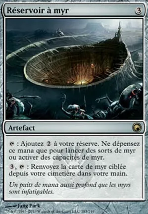 Réservoir à myr