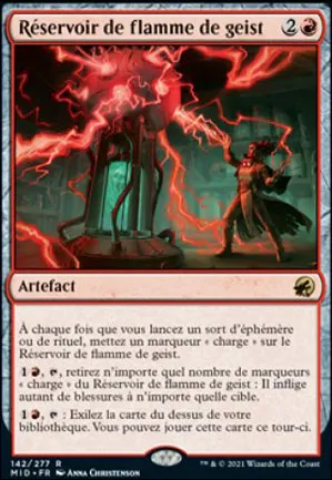 Réservoir de flamme de geist