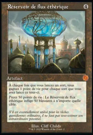 Réservoir de flux éthérique