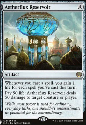 Réservoir de flux éthérique