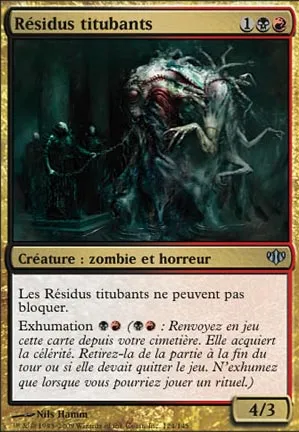 Résidus titubants