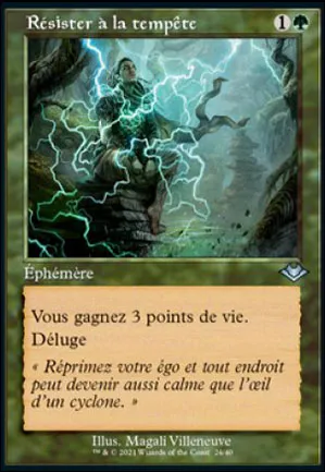 Résister à la tempête