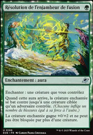 Résolution de l'enjambeur de fusion
