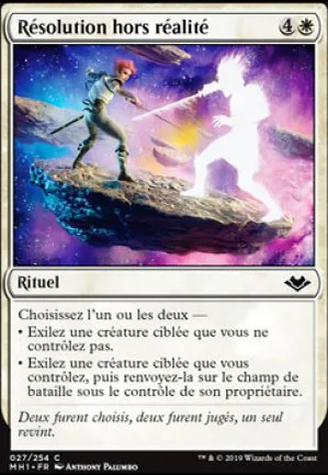 Résolution hors réalité