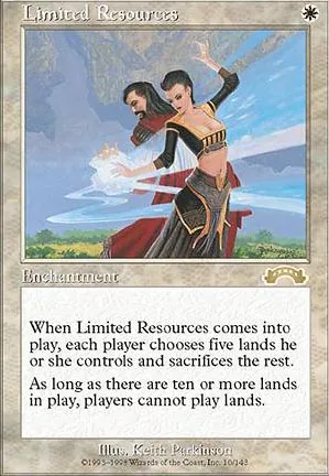 Ressources limitées