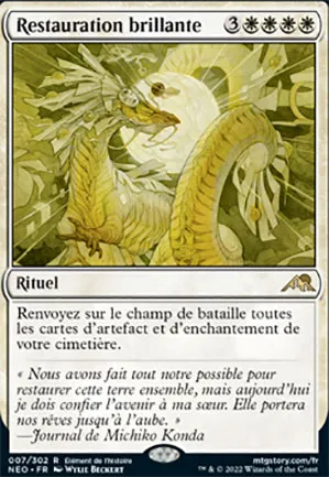 Restauration brillante
