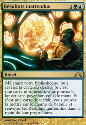 Résultats inattendus