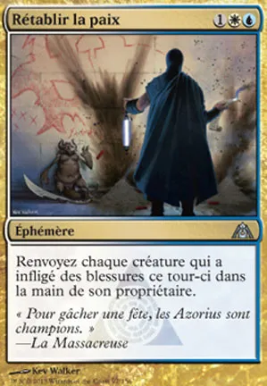 Rétablir la paix