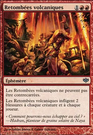 Retombées volcaniques