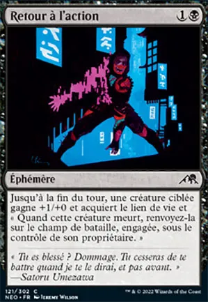 Retour à l'action
