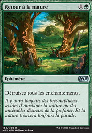 Retour à la nature