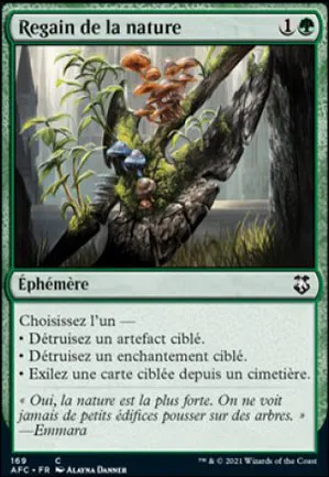 Retour à la nature // Regain de la nature