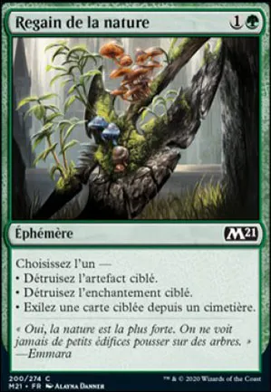 Retour à la nature // Regain de la nature