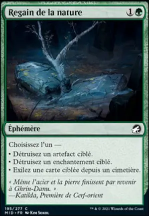 Retour à la nature // Regain de la nature