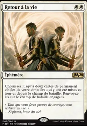 Retour à la vie