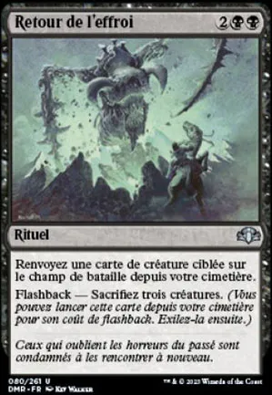 Retour de l'effroi