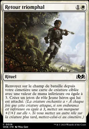 Retour triomphal