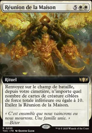 Réunion de la Maison