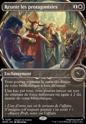 Réunir les protagonistes