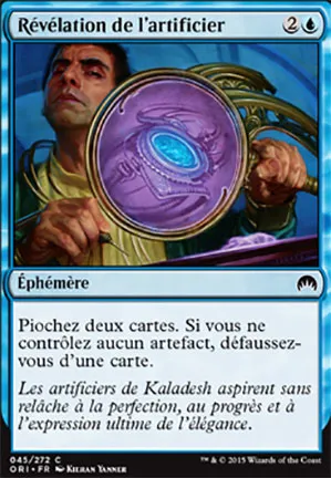 Révélation de l'artificier