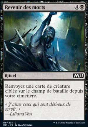 Revenir des morts