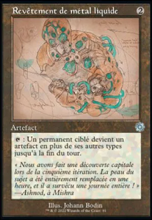 Revêtement de métal liquide
