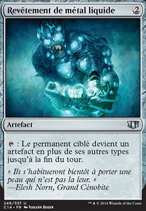 Revêtement de métal liquide