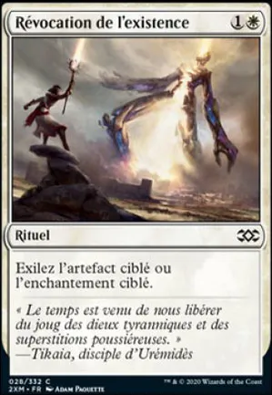 Révocation de l'existence