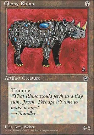 Rhinocèros d'ébène